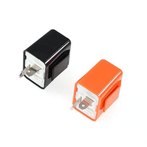 Sangmei Sinal de mudança de direção LED ajustável de velocidade de 2 pinos para motocicleta e pisca-