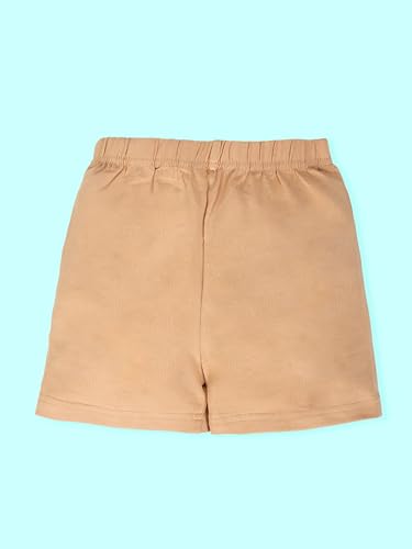 Image of KiddoPanti Girls Cycling Shorts Pack of 3 | Soft & Stretchy Cotton Spandex | Comfortable Fit with Elastic Waistband | Solid Colors Half Tights for Girls Inners