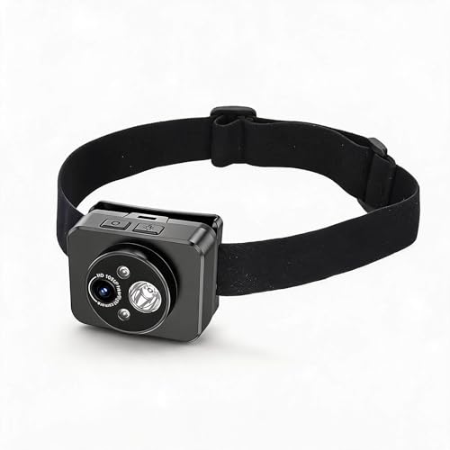 Bewinner 1080P Head Mounted Camera with LED Headlamp