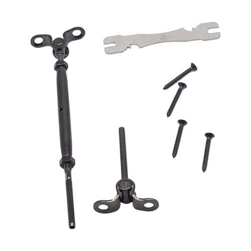 Bailing Fitting Set, Conjunto profesional de conectores para barandales, Tensores de reemplazo versátil, Estilo negro A miniatura 7