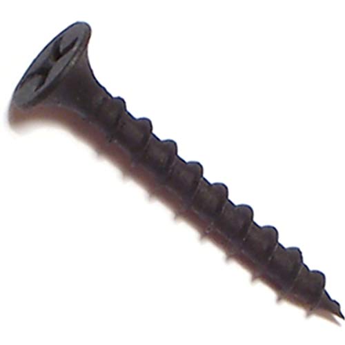 Hard-to-Find Fastener DWSCR-086-90 014973232603 Phillips Bugle Coarse Drywall Screws, Piece-90, Black (Pack of 90)