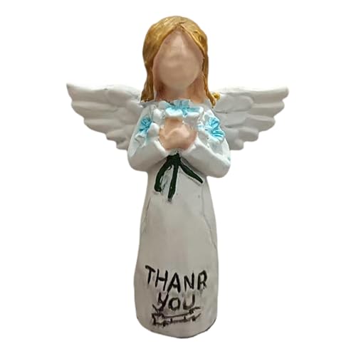 Estatua de ángel, Figuras de ángel para mujer | Figuras de ángeles de agradecimiento creativas,Estatuas y figuras de ángel, Figuras de colección, Ornamento de oficina para abrigos de