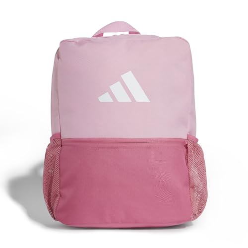 adidas SEASONAL ESSENTIALS COLOURBLOCK BACKPACK, unisex ryggsäck för barn, äkta rosa/fusion, 14,9 L - JH3268