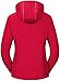 Pursky Womens Softshell Jacket Fall Fashion Trench Coat Ladies Medium Weight Fleece Jackets Women's Waterproof Windbreaker With Hood Red XL