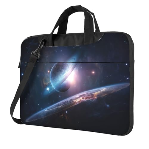 Sacoche pc portable motif espace pour le bureau l'école et vos voyages quotidiens