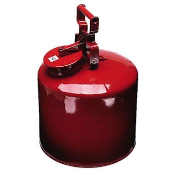 Image of Eagle Galvanized Steel Disposal Safety Can, Flame Arrester, 2.5 Gal
