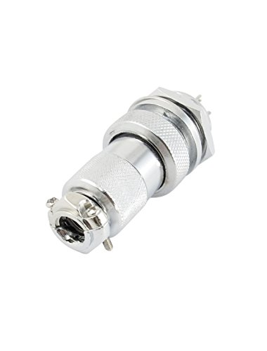 Conector de aviación Aexit GX20-6 6 pines metal miniatura 2