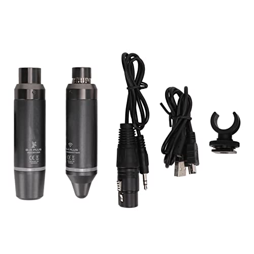 Sistema inalámbrico de micrófono 2,4 GHz, transmisor y receptor compactos, hasta 7 horas de funcionamiento continuo miniatura 1