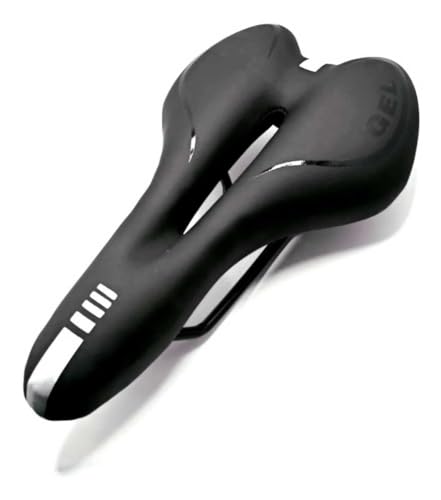 Selim Gel Bike Bicicleta Mtb Sport Vazado 275 X 155mm Anti-prostático Ergométrica Confortável