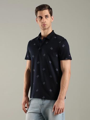Image of Logo Regular Fit Cotton Polo T-Shirt