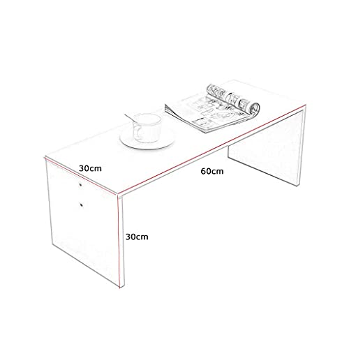 Table basse centrale compacte idéale pour le télétravail à la maison