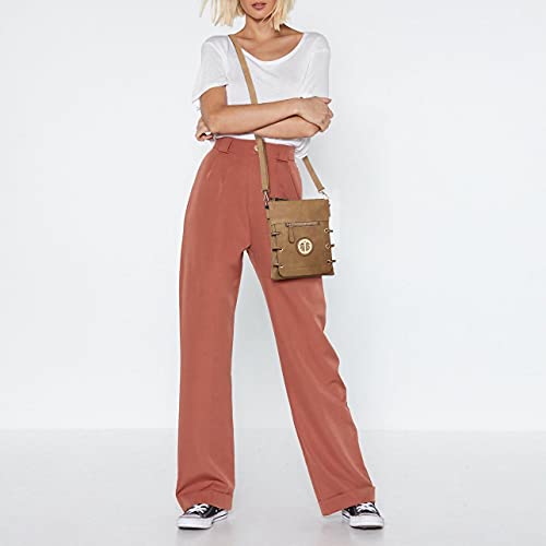 Dasein Women Lightweight Shoulder Purse Soft PU Leather Crossbody Bag Multi Pocket Travel Purses with Double Zipper2