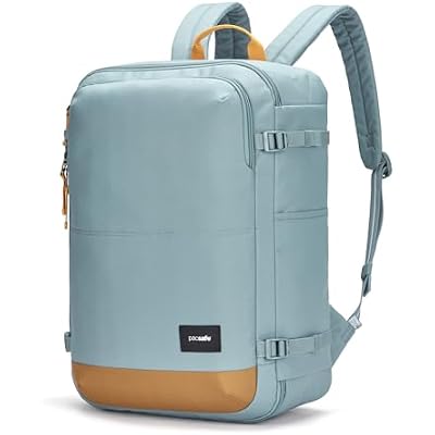 Pacsafe GO Anti Theft 34L Carry-on Backpack, Fresh Mint