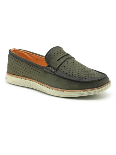 Image of Men's Denim Causal Loafers | Premium Breathable Upper | Driving Loafers | Lighweight Slip-On's | Soft Cushioned Insole | Super Flexible, Comfortable for Men