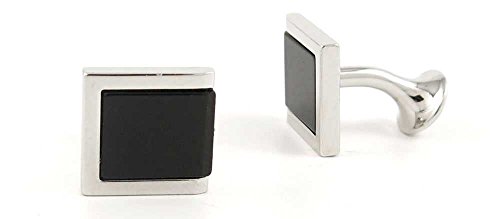1 Paar Gemelos Hombre Negro Plata Bloque miniatura 1