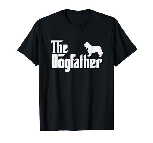 english cocker spaniel DogFather Funny Dog Dad T-Shirt