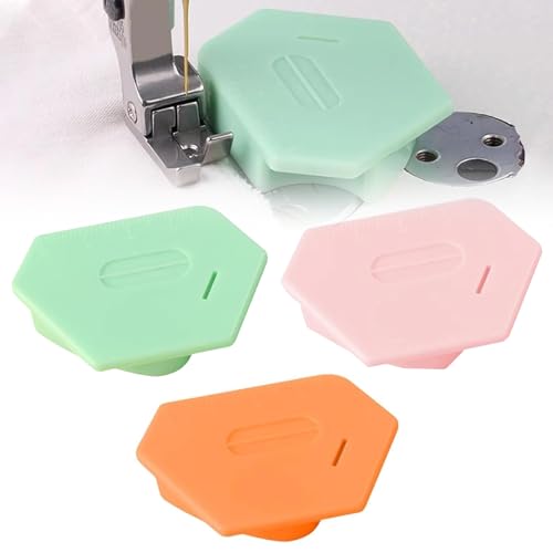 Magnetic Seam Guide for Sewing Machine, 3PCS Polygonal Multifucntional Seam Guide Hemmer with Scale Sewing Machine Accessories Sewing Supplies Multi-Purpose Tool Seam Guide (3PCS)