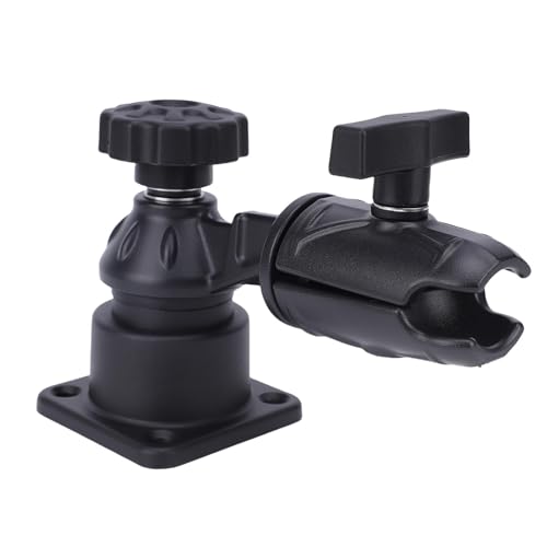RiToEasysports Soporte para ecosonda, soporte de pantalla de aluminio para ecosonda de 2-5 kg, estable para pantalla de barco y kayak