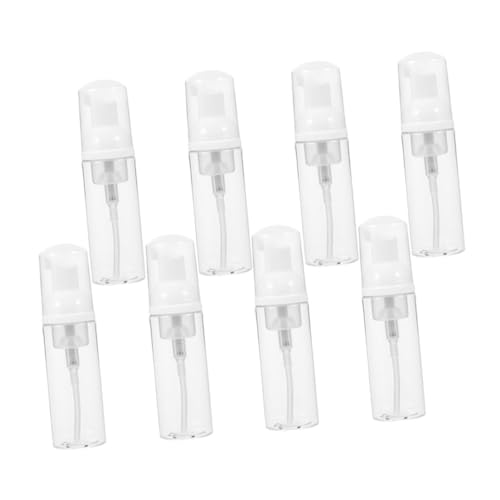 UKCOCO 8piezas Botella De Espuma Bomba Rellenable Para Viaje Dispensador De Jabón Espumoso Para Champú y Limpiador Facial