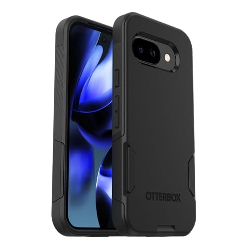 Image of OtterBox Google Pixel 9a Commuter Series Case - Black, Slim & Tough, Pocket-Friendly, with Port Protection