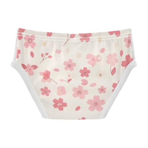 KLL Cherry Blossoms Little Boys Pure Cotton Underwear Briefs Cute Undies2