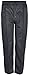 Price comparison product image Sians Fashiona Mens Plain Silky Jogging Bottoms Open Hems (X-Large, Black)