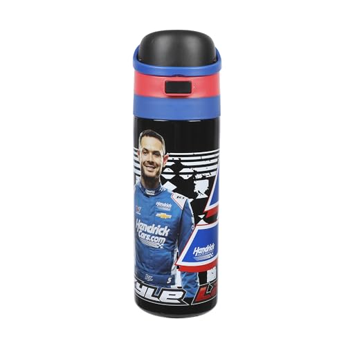 Image of Hendrick Motorsports Kyle Larson #5 Blue 24 Oz Stainless Steel Water Bottle : Sports & Outdoors