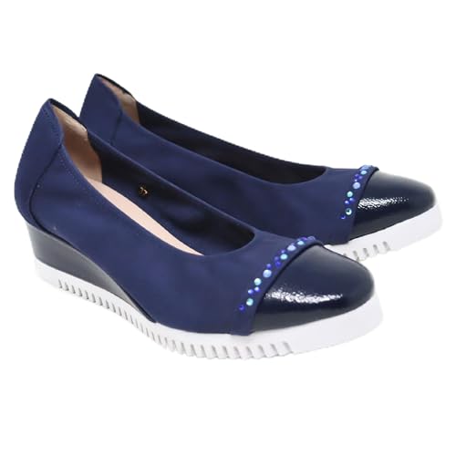 Sabrinas Montréal 82007 verni : escarpins noirs confortables pour femme