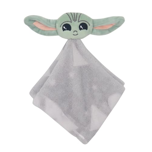 Image of Lambs & Ivy Star Wars Baby Yoda /The Child Swaddle Blanket & Lovey Gift Set