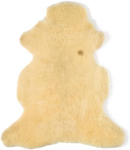 100% Bio Schwarzkopf Merino Schaffell / Lammfell aus Bayern / Öko Tex /. Weich und Flauschig sowie Selbstreinigend medizinisch geschoren mit Naturmerkmalen 90 - 100 cm Lammfell mit Naturmerkmalen