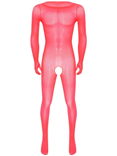iiniim Men's Sheer Mesh One Piece Full Bodystocking Tights Bodysuit Zentai Pantyhose Nightwear3