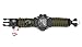 Reloj Tactico Militar Pulsera Digital Paracord Verde Barbaric Incluye Silbato, pedernal, brújula y termómetro para Caza, Camping, Supervivencia Albainox 33889-VE + Llavero Mosquetón de Regalo