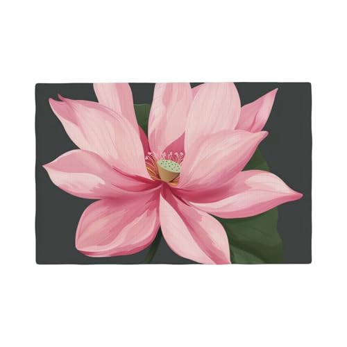 Set de table lotus double couche antidérapante pour éviter les taches et les rayures