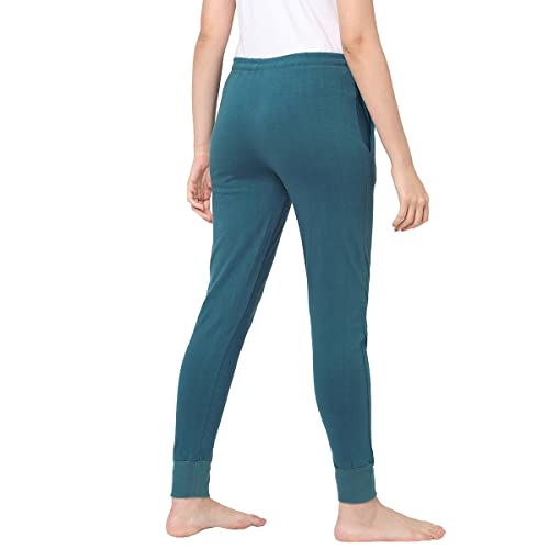 Image of Inner Sense Organic Cotton and Bamboo night pants for women I Anti Odour, Soft, Comfortable, Lightweight, Full-length, Dual-side pocket, Soft pajama for women