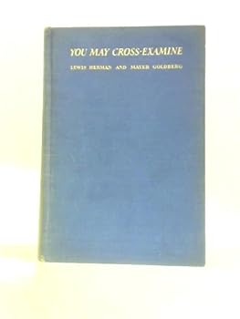 Hardcover You may cross-examine! Book