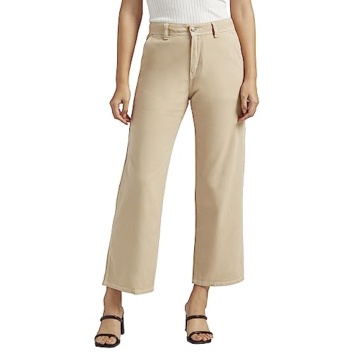 Silver Jeans Co. Women's Relaxed Fit Straight Leg Carpenter Pant-Legacy