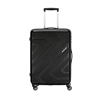 Kamiliant by American Tourister KAM Kiza Polypropylene 68 cms Black Hardsided Check-in Luggage (KAM KIZA SP 68CM – BLACK)