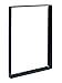 TPI 3450EX8 Surface Mounting Sleeve for Series 3450 Heavy-Duty Fan Forced Wall Heater, 1" Length
