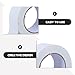 JHKNNK 1 Roll Gaffer Tape - 2 Inch X 30 Yards Industrial Heavy Duty Carpet Repair Gaffer Tape Matte White - Strong Adhesive for Wrapping Cables and Stage Use
