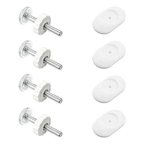 4pcs Vis de Pression pour Barrières et Extensions pour la Sécurité:4 Protections Murales de Sécurité pour Barrière Escalier, 4 Pcs M10 Vis de Serrage à...