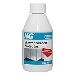 HG Shower Screen Protector, Limescale Remover & Bath Screen Protector, Shower Screen Cleaner & Glass Cleaner, Protective Bathroom Cleaner for Walls, Tiles, Taps & Surfaces for Easy Cleaning - 250ml