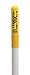 Utility Round Dome Marker, 66"H, Wht Pole, Yellow Top 42"Reveal, CAUTION Gas Pipeline, BDC