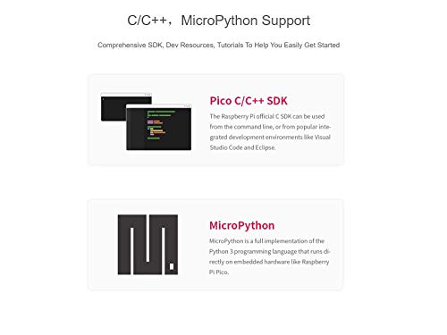 IBest Raspberry Pi Pico RP2040 Microcontroller med Flexibel Minibräda