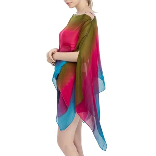 Women's Chiffon Scarf Fall Cover Up Summer Beach Boho Soft Fashion Thin Spring Lightweight Pashmina2