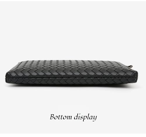Image of Mens Clutch Bag Man Purse Handbag 9.5-11 inches Large Hand Bag Big Clutch Wallet