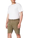 Pantalones cortos cargo para hombre, talla grande, corte regular, con trabillas para cinturón