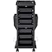 VEVOR Salon Organizer Cart, Secure Hair Salon Station with 6 Detachable Trays & Appliance Holder, Durable Barber Shop Trolley with Locking Casters for SPA & Beauty Services