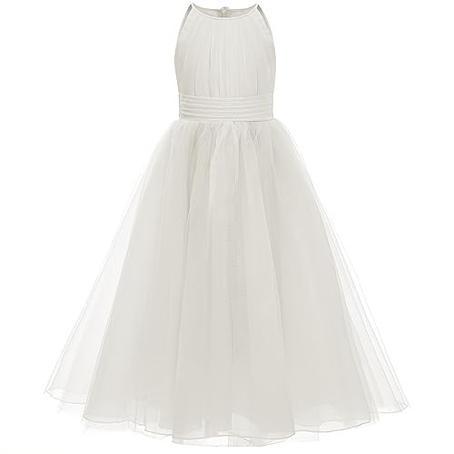 Abaowedding Flower Girls Tulle Chiffon Dresses Kids Wedding Party Pageant Ball Gowns3