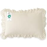 Photo Gallery tocomoa set di 2 federe per cuscino 40 x 60 cm, con volant, certificate Öko-tex, morbide e ipoallergeniche, 40 x 80 cm, con chiusura hotel, beige Photo Gallery tocomoa set di 2 federe per cuscino 40 x 60 cm, con volant, certificate Öko-tex, morbide e ipoallergeniche, 40 x 80 cm, con chiusura hotel, beige