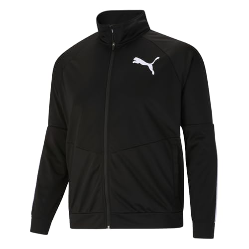 Image of PUMA Mens 2.0 Contrast Jacket, Black/White, Medium US
